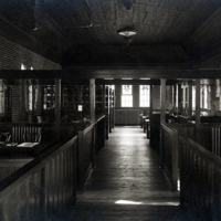 General Reading/Newspaper Room and Library, looking west, 1915?<br />
