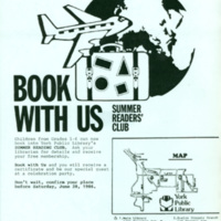 Book With Us Summer Readers' Club flyer