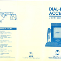 Dial-in Access user guide: A guide in connecting to the City of York's library catalogue using a personal computer