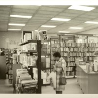 The adult fiction section of the Weston Branch (circa 1980)