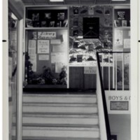 Foyer of the Weston Branch prior to contruction of the addition to the library building (circa 1980)