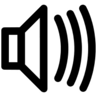 220px-Icon_sound_loudspeaker SMALL.svg.png