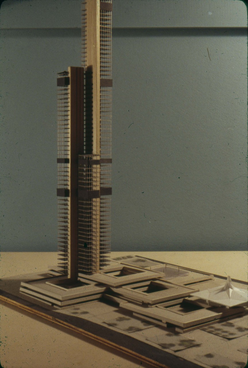 A-R6-12 - D  R  Dobereiner entry_City Hall and Square Competition_Toronto_1958_architectural model.jpg