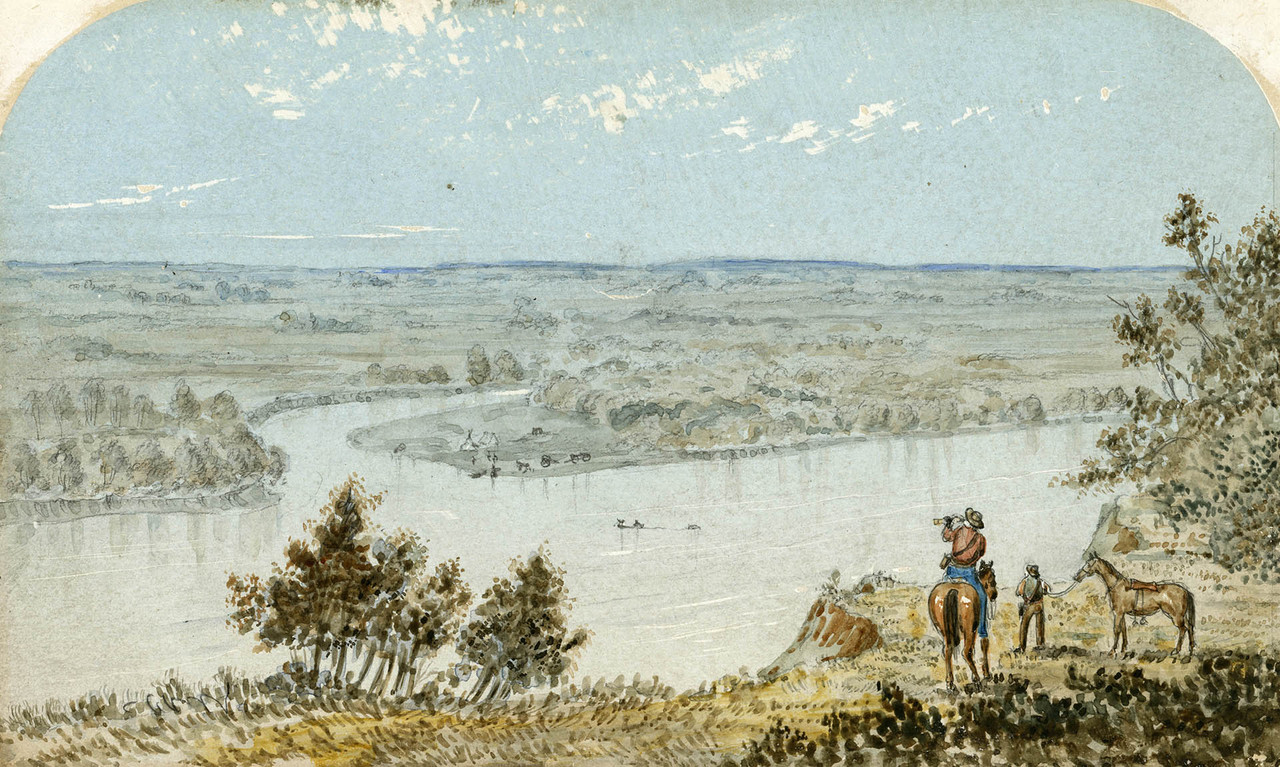 Confluence of the Little Souris and the Assiniboine, Manitoba