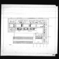 Halldor Gunnlogsson & Jorn Nielsen entry City Hall and Square Competition, Toronto, 1958, second floor plan