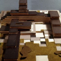 Tekne entry, City Hall and Square Competition, Toronto, 1958, architectural model