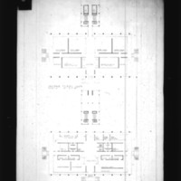 Michael Shewan entry City Hall and Square Competition, Toronto, 1958, first and second floor plans