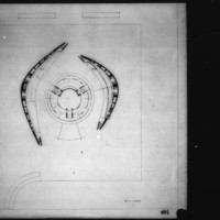 Viljo Revell entry City Hall and Square Competition, Toronto, 1958, fifth floor plan
