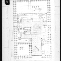 Huson Jackson and Jacqueline Tyrwhitt entry City Hall and Square Competition, Toronto, 1958, first floor plan