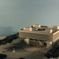 A-R5-04 - I M Pei & Associates entry_City Hall and Square Competition_Toronto_1958_architectural model.jpg