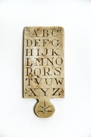 Ivory alphabet hornbook