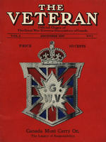 The Veteran: Offical Organ of the Great War Veterans' Assoc. of Canada