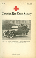 "Some of our wounded enjoying a drive" Canadian Red Cross Bulletin May 1918