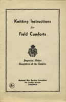 Knitting instructions for field comforts