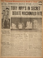 Toronto Daily Star, April 3, 1957, front page